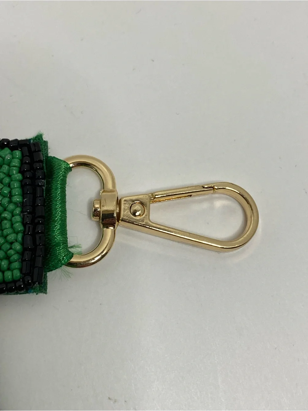 Philadelphia Eagles Lanyard Fly Eagles Fly Logo Beaded Kelly Green With Clips